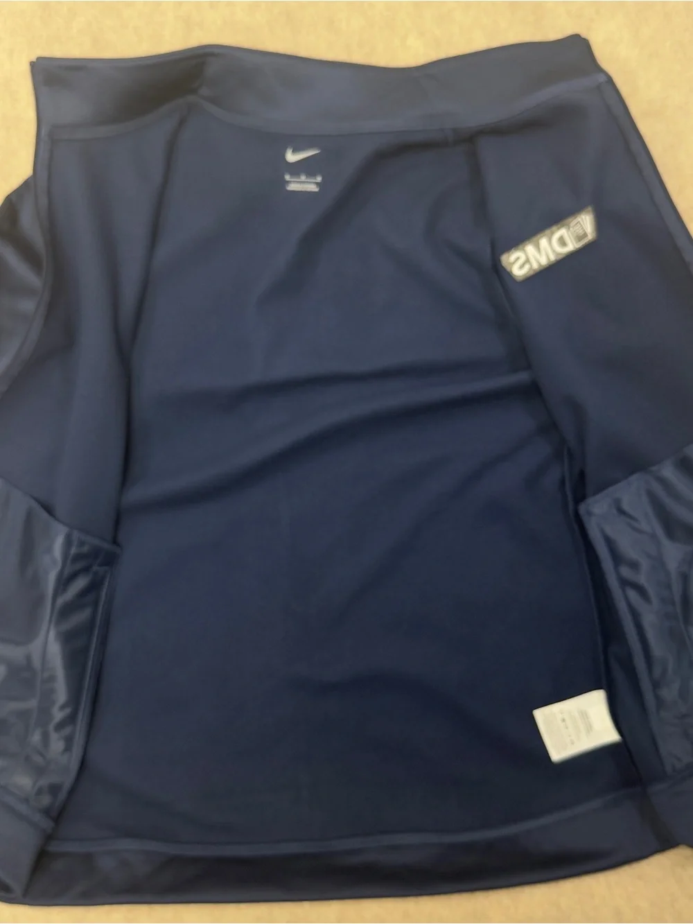 Nike NKAH6260 Ladies Therma-FIT Full-Zip Fleece - Midnight Navy with DMS embd